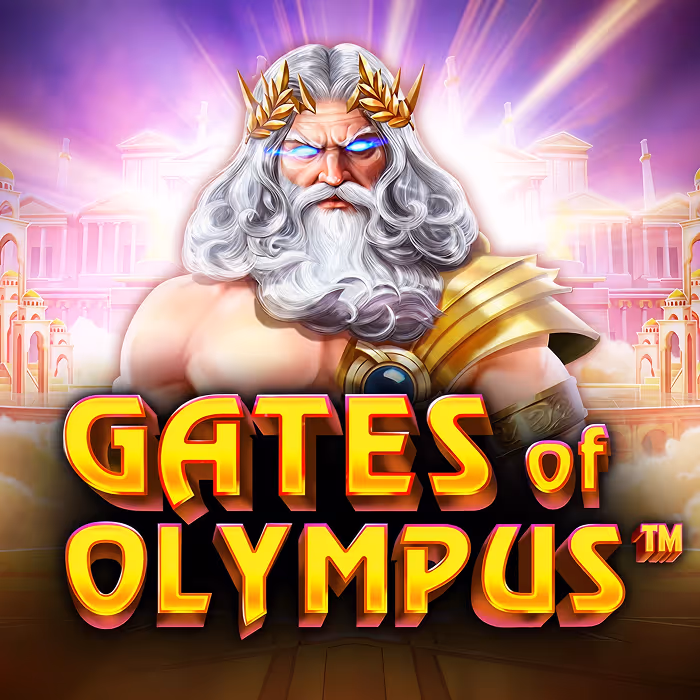 Gates of Olympus slot game with Greek mythology theme and cascading reels