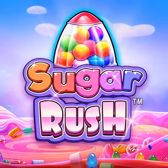 Sugar Rush slot featuring sweet treats and tumbling reels mechanics